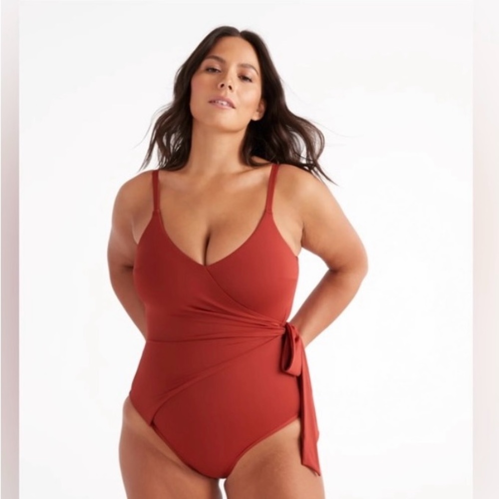 Knix Leakproof Wrap One Piece Swim - BNWT